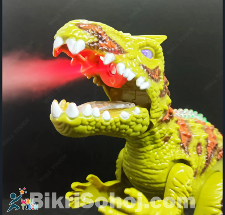 Electronic Walking & Smoke Spray Roaring DINOSAUR